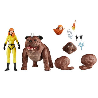 (November 2024) Inhumans Marvel Legends Series Crystal and Lockjaw Deluxe 6-Inch Action Figures