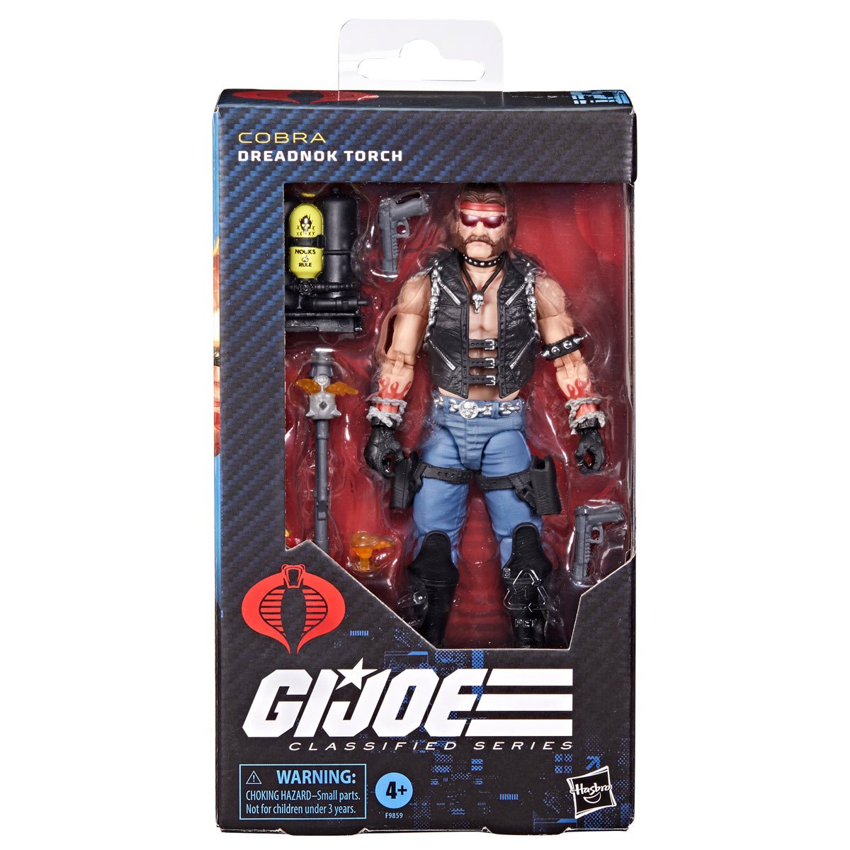 (Pre-Order August 2024) G.I. Joe Classified Series Dreadnok Torch 6-Inch Action Figure