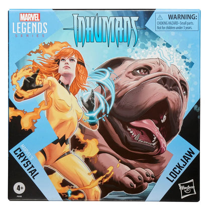 (November 2024) Inhumans Marvel Legends Series Crystal and Lockjaw Deluxe 6-Inch Action Figures