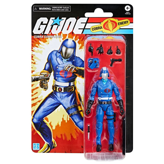 (Pre-Order October 2024) G.I. Joe Classified Series Retro Cardback Cobra Commander 6-Inch Action Figure