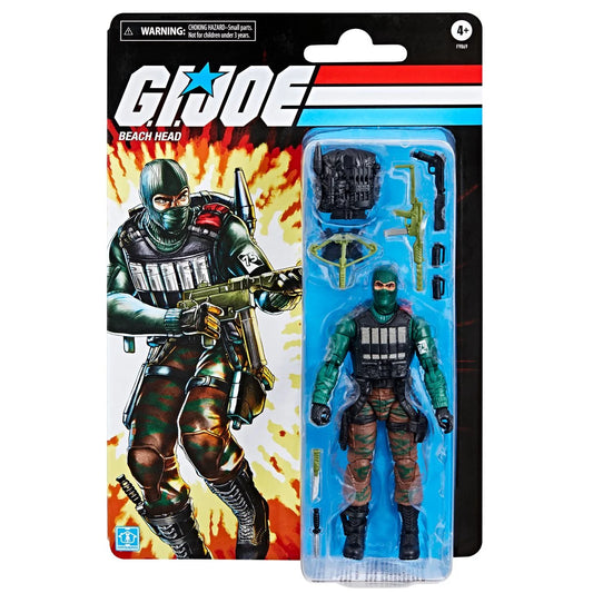 (Pre-Order August 2024) G.I. Joe Classified Series Retro Cardback Beach Head 6-Inch Action Figure