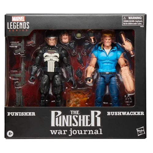 (January 2025) Marvel Legends Series Punisher and Bushwacker 6-Inch Action Figures