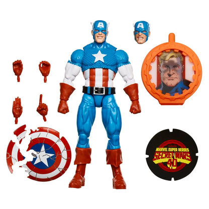 (January 2025) Secret Wars Marvel Legends Captain America 6-Inch Action Figure