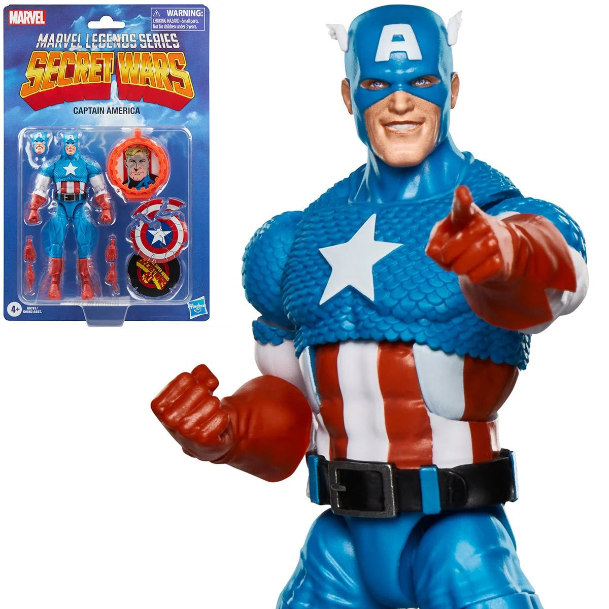 (January 2025) Secret Wars Marvel Legends Captain America 6-Inch Action Figure