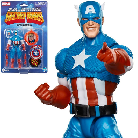 (January 2025) Secret Wars Marvel Legends Captain America 6-Inch Action Figure